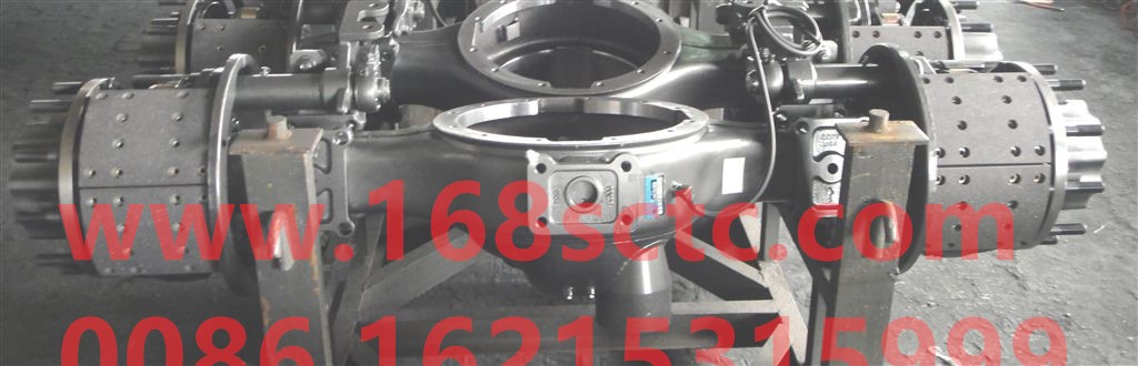 811-35003-7529-x-SINOTRUK HOWO-Basic table of intermediate axle housing and hub brake assembly (drum type)-ZhongQiHouQiaoMCY13