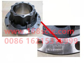 712-35700-6162-SINOTRUK HOWO-Rear hub assembly (φ335, spoke plate 25, ABS)-ZhongQiHouQiaoMCY13