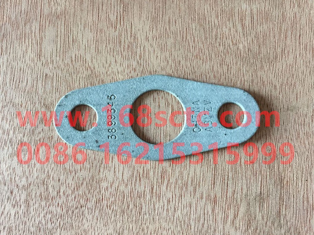 Supercharger oil return pipe gasket