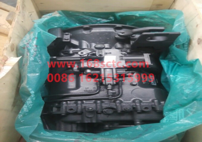 HW19710090612-SINOTRUK HOWO-gearbox assembly 10files(14.28/Pull/double pole/fine teeth/XS180/HW70PTO/electromagnetic sensor)-ZhongQiBianSuXiangHW19710