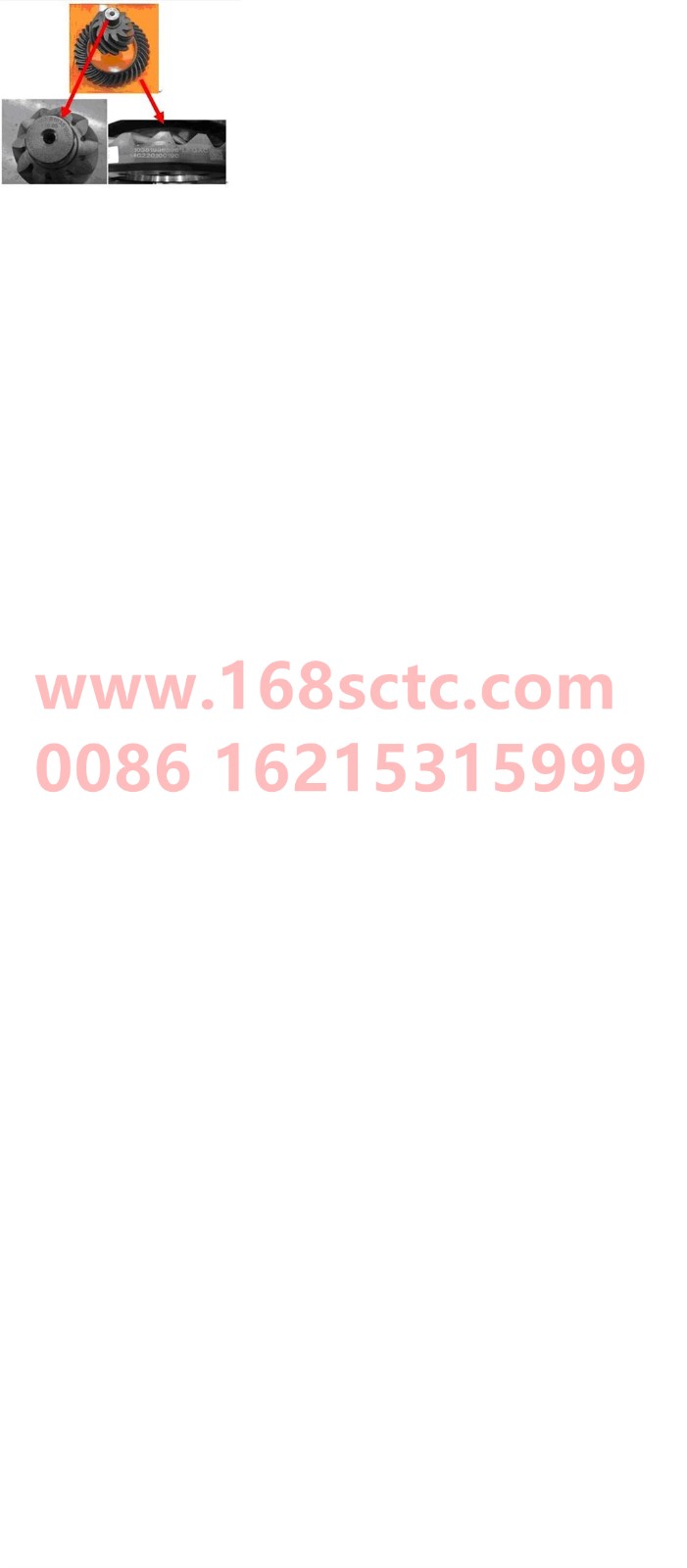 710-35199-6617-SINOTRUK HOWO-Parameter table of passive-active bevel gear pair (37: 8)-ZhongQiHouQiaoMCY11