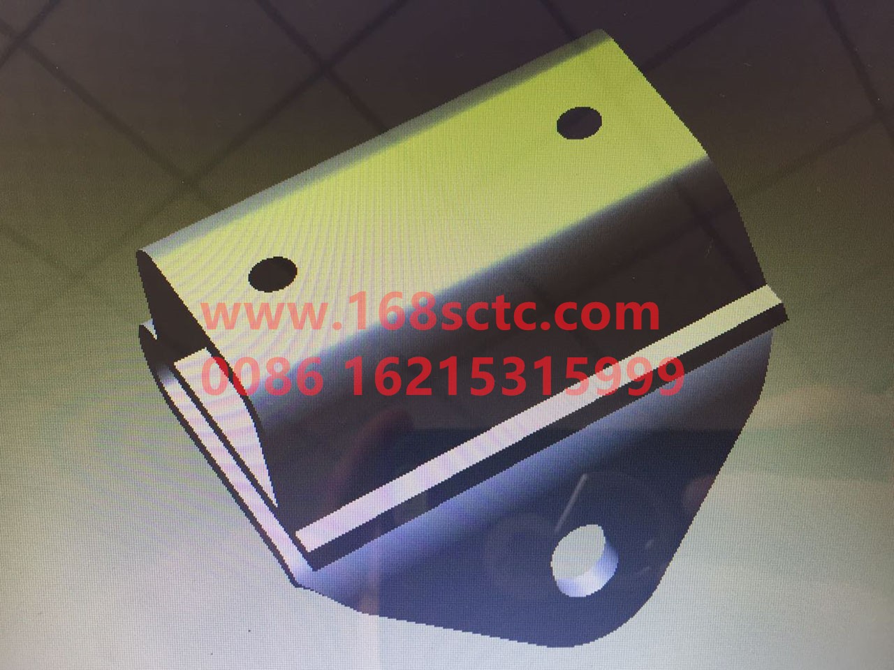 DZ91259520500-SHACMAN-Limit block bracket assembly-AoLong2007Kuan