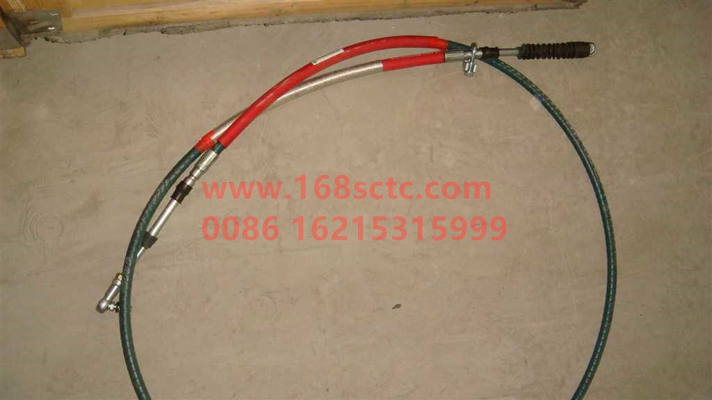 WG9725240216-SINOTRUK HOWO-Gear selection flexible shaft assembly L=3300mmblack-HaoWo2007Kuan