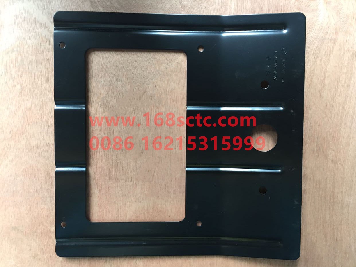 DZ97189940003-SHACMAN-Four hole license plate mounting plate-DeLongX3000 2013Kuan