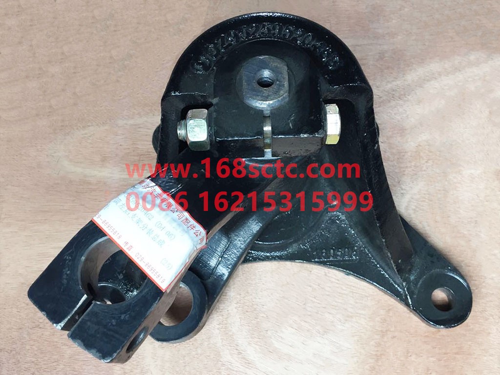 DZ95259520462-SHACMAN-Rear spring left rear bracket assembly-DeLongF3000 2015Kuan