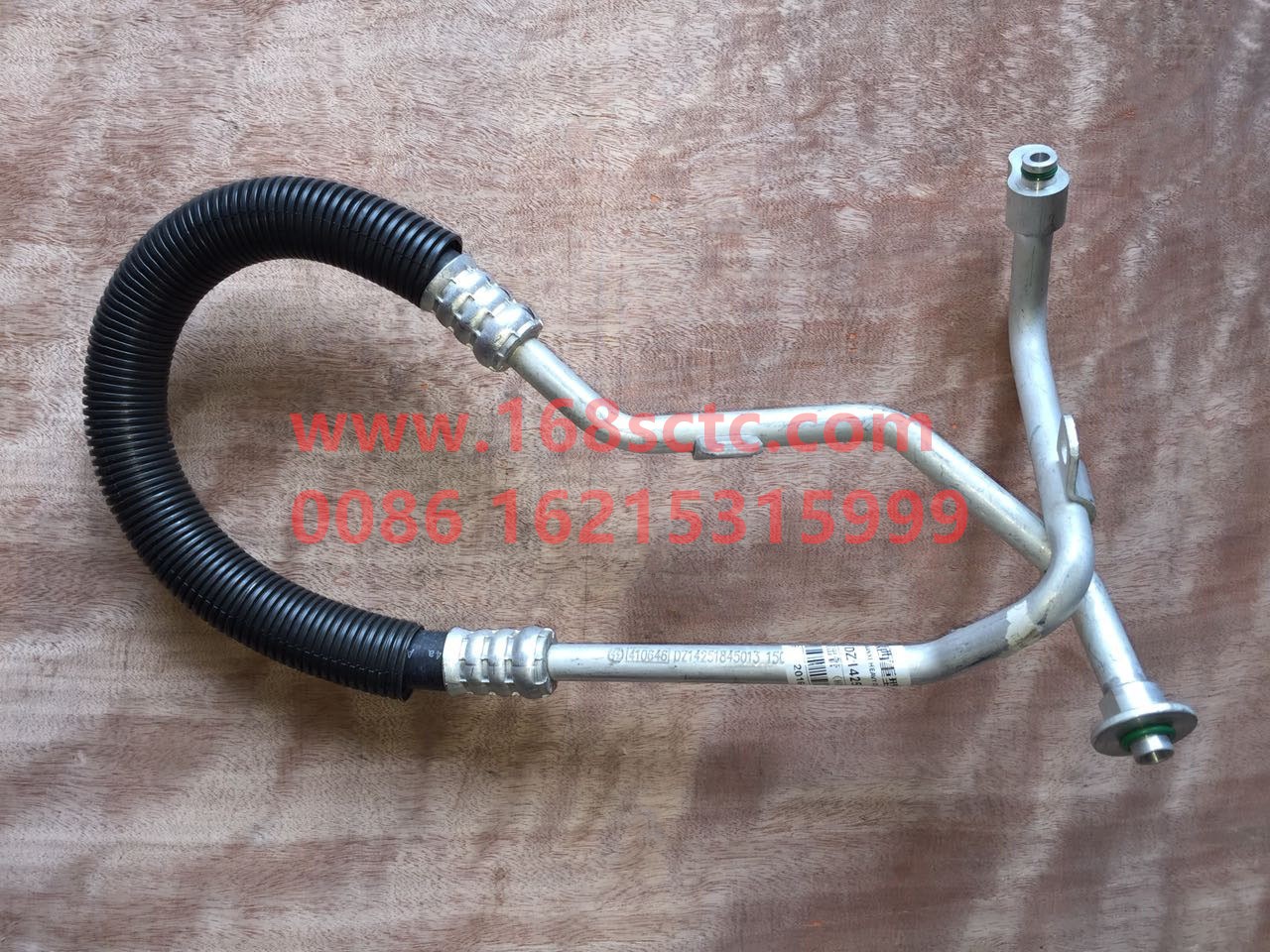 DZ14251845013-SHACMAN-Compressor outlet pipe (HX/WP12)-DeLongX3000 2013Kuan