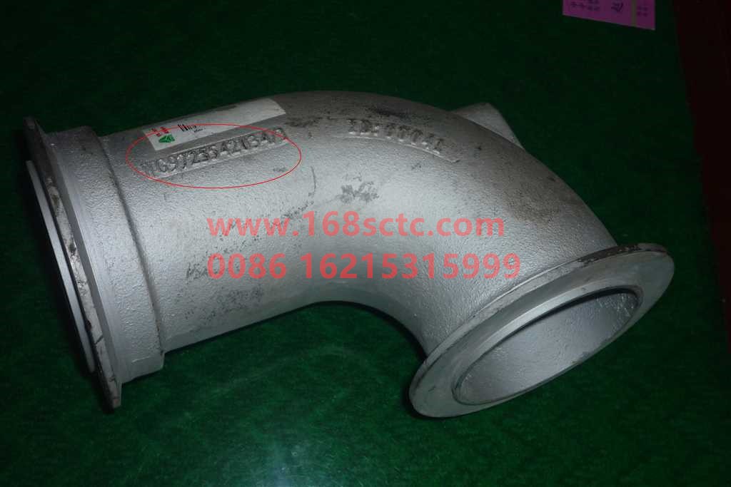 WG9725542034-SINOTRUK HOWO-Exhaust tube 2034-HaoWo2009Kuan