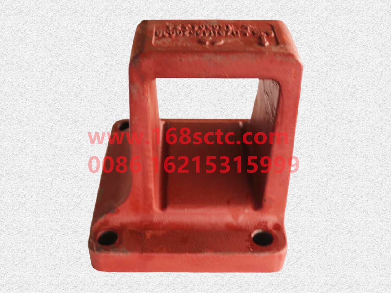 DZ91149520038-SHACMAN-Rear leaf spring left front bracket-AoLong2007Kuan