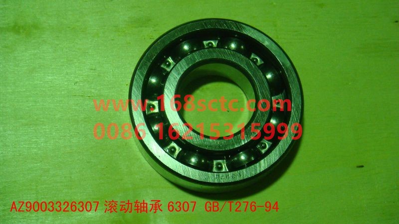 AZ9003326307-SINOTRUK HOWO-Deep Groove Ball Bearingswith stop groove 6307N-ZhongQiFaDongJiT12.42-50
