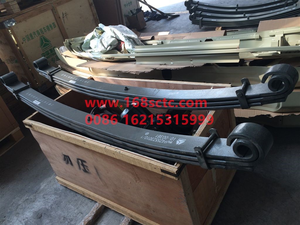 WG9425523010-SINOTRUK HOWO-Front left few leaf spring assembly-HaoWoT5GKuan