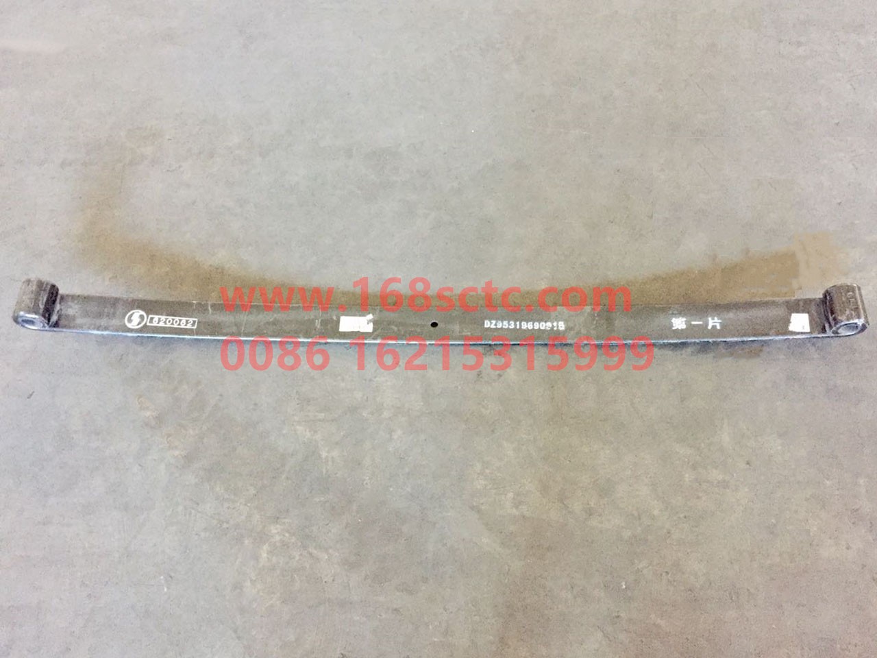 DZ9531969091401-SHACMAN-Front leaf spring first leaf-DeLongF3000 2015Kuan