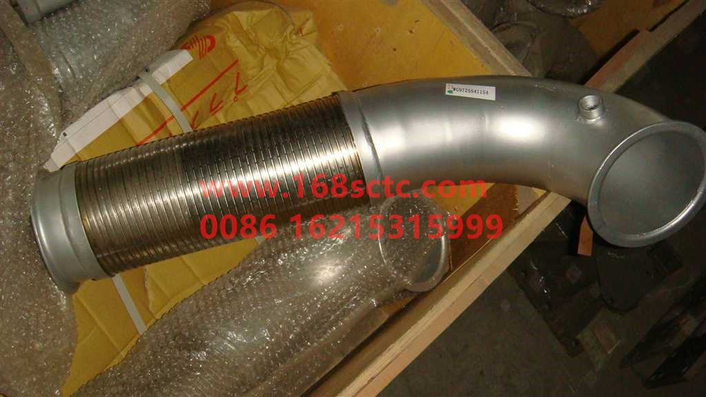 WG9725541154-SINOTRUK HOWO-Exhaust pipe CNG-HaoWo2010Kuan