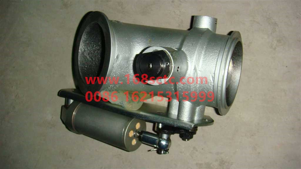 WG9625541005-OTHERS-The first section of the exhaust pipe, two valves 95, 96 EVB Φ122 interface-XinHuangHe2011Kuan