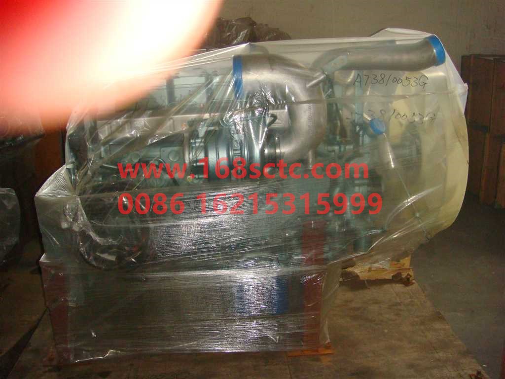 A73810053G-SINOTRUK HOWO-Engine assembly (A7/MT/EVB)-ZhongQiFaDongJiD12.38-30