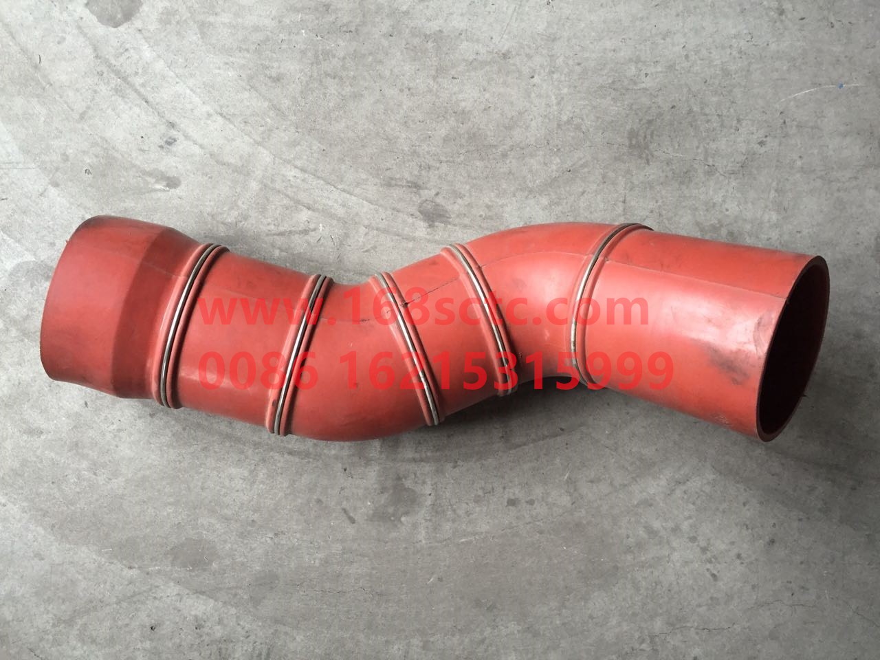 DZ91259535801-SHACMAN-rubber tube-DeLongF2000 2007Kuan