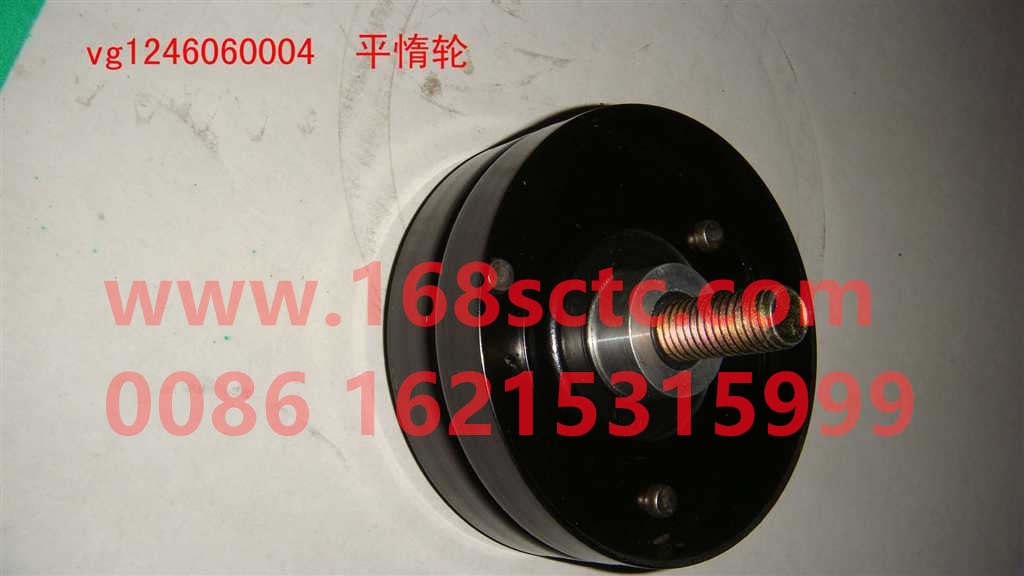 VG1246060004-SINOTRUK HOWO-flat idler-ZhongQiFaDongJiWD615.67