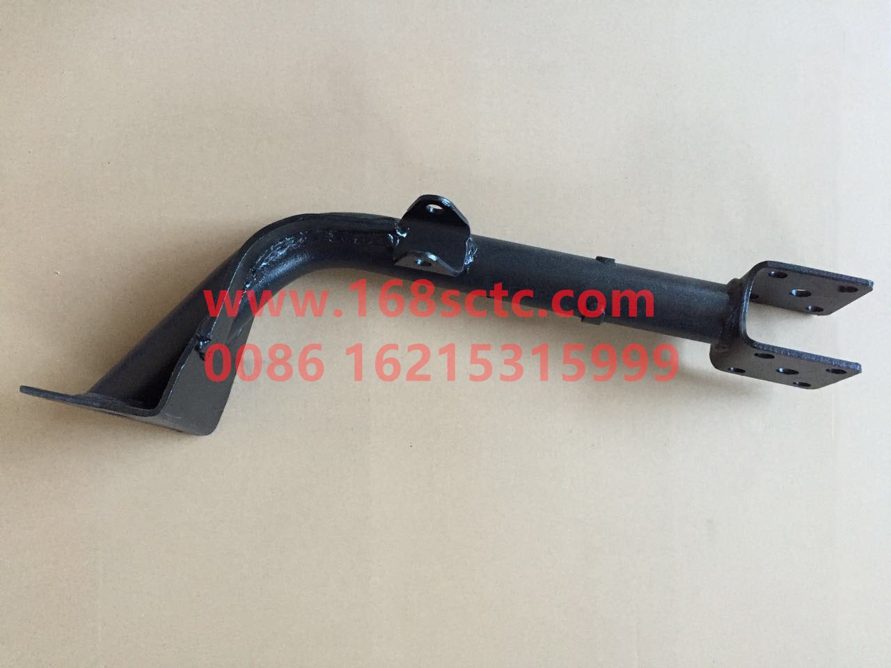 DZ13241440030-SHACMAN-Rear suspension bracket assemblyLeft-DeLongF2000 2009Kuan