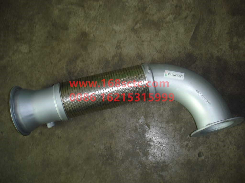 WG9727540027-SINOTRUK HOWO-Exhaust Flexible Hose-HaoWo2012Kuan