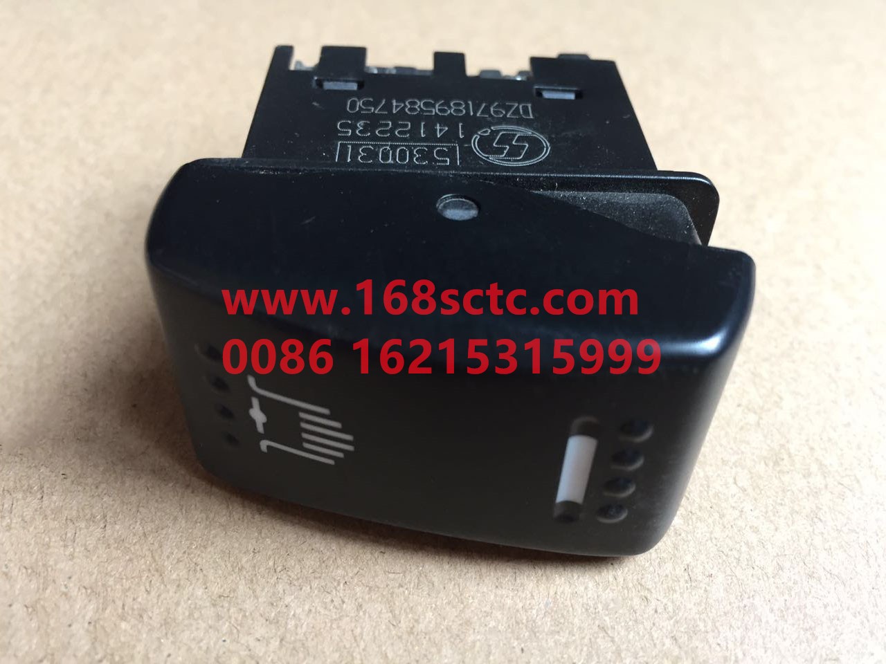 DZ97189584750-SHACMAN-Exhaust brake gear selection rocker switch-DeLongX3000 2013Kuan