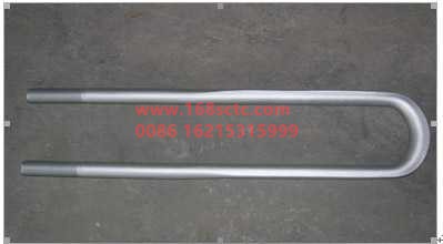 AZ9725520253-SINOTRUK HOWO-rear saddle bolt M24x92x420Oi lacquer-HaoWo2010Kuan