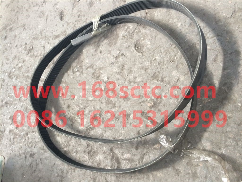 080V96820-0243-SINOTRUK HOWO-V-belt 8PK1275-ZhongQiFaDongJiMC07.34-40