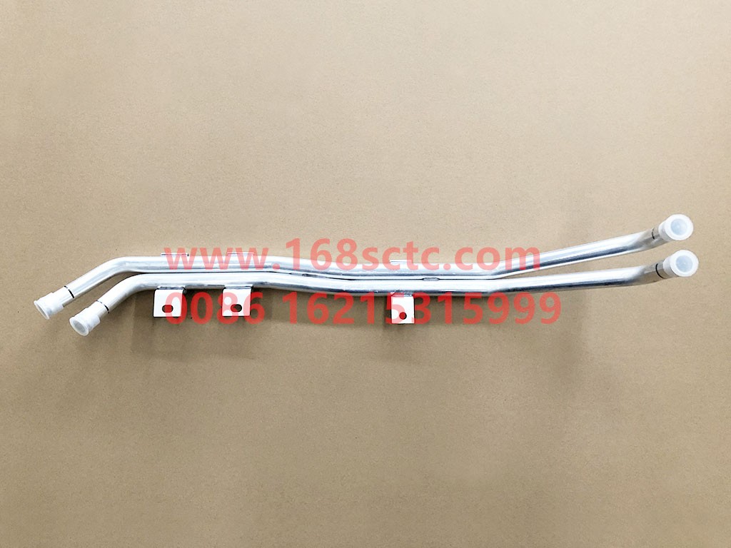 DZ15221844004-SHACMAN-Heater aluminum tube assembly-DeLongXinM3000 2013Kuan