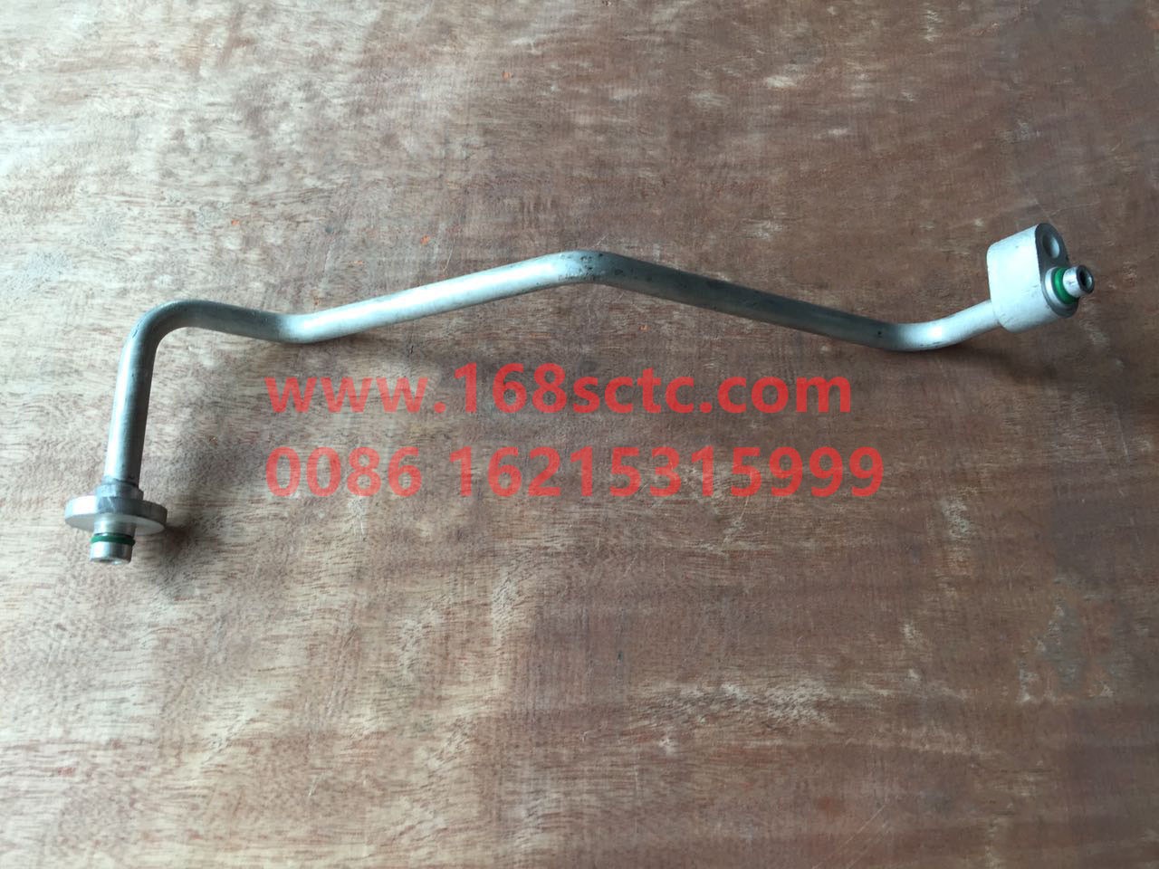 DZ13241821406-SHACMAN-Air-conditioning tube steam-dry (press plate type)-DeLongF2000 2009Kuan