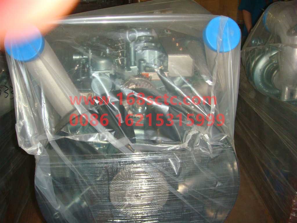 A73409033L-SINOTRUK HOWO-Engine assembly (common rail, middle supercharger, MT, EVB)-ZhongQiFaDongJiD10.34-31