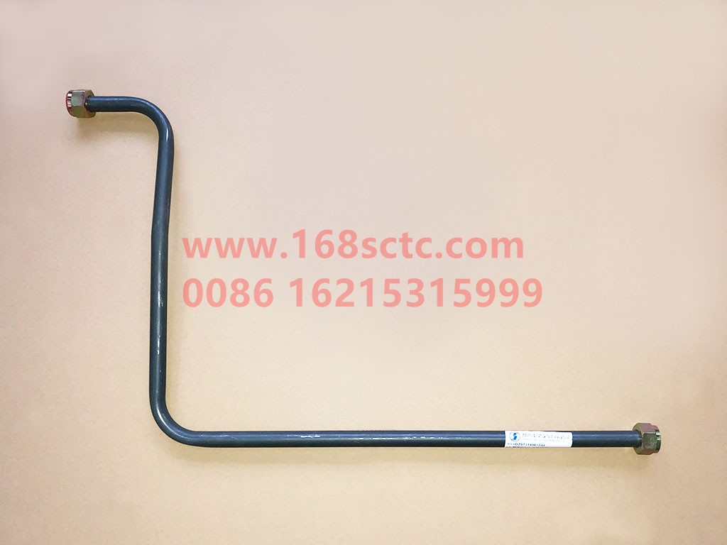 DZ97319361044-SHACMAN-Steel pipe 20 assembly hose straight through-DeLongX3000 2013Kuan