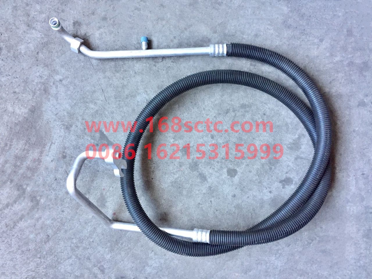 DZ13241841005-SHACMAN-Air Conditioning Tube Evaporation-Pressure (Natural Gas)-DeLongF2000 2009Kuan