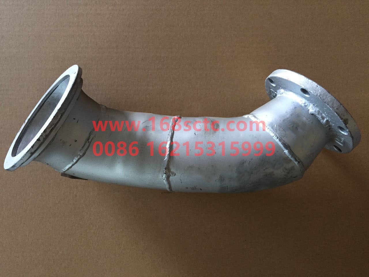 DZ95259540297-SHACMAN-Exhaust pipe assembly (1)-DeLongF3000 2015Kuan