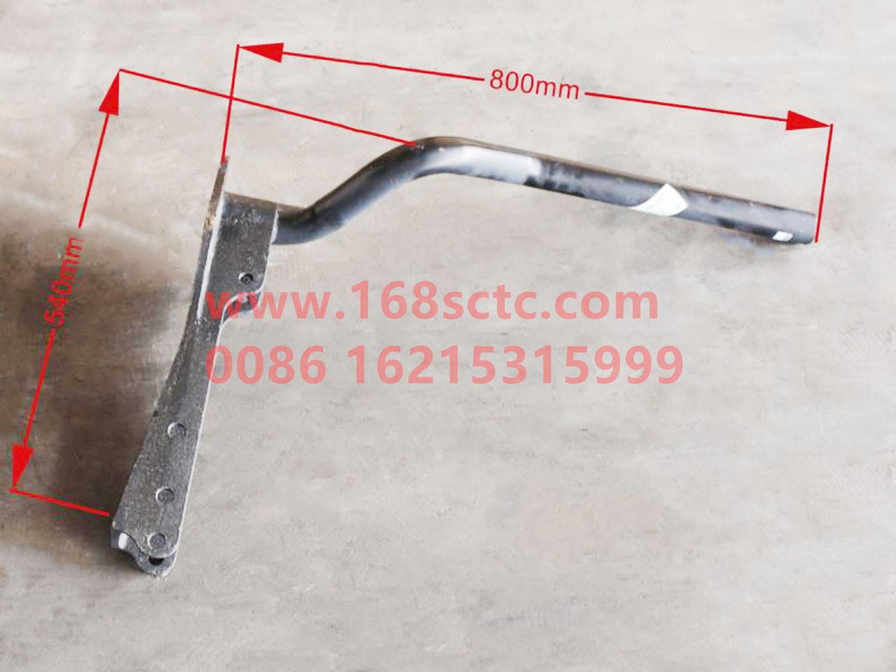 DZ15221440003-SHACMAN-Shock absorber bracket assembly left-DeLongXinM3000 2013Kuan