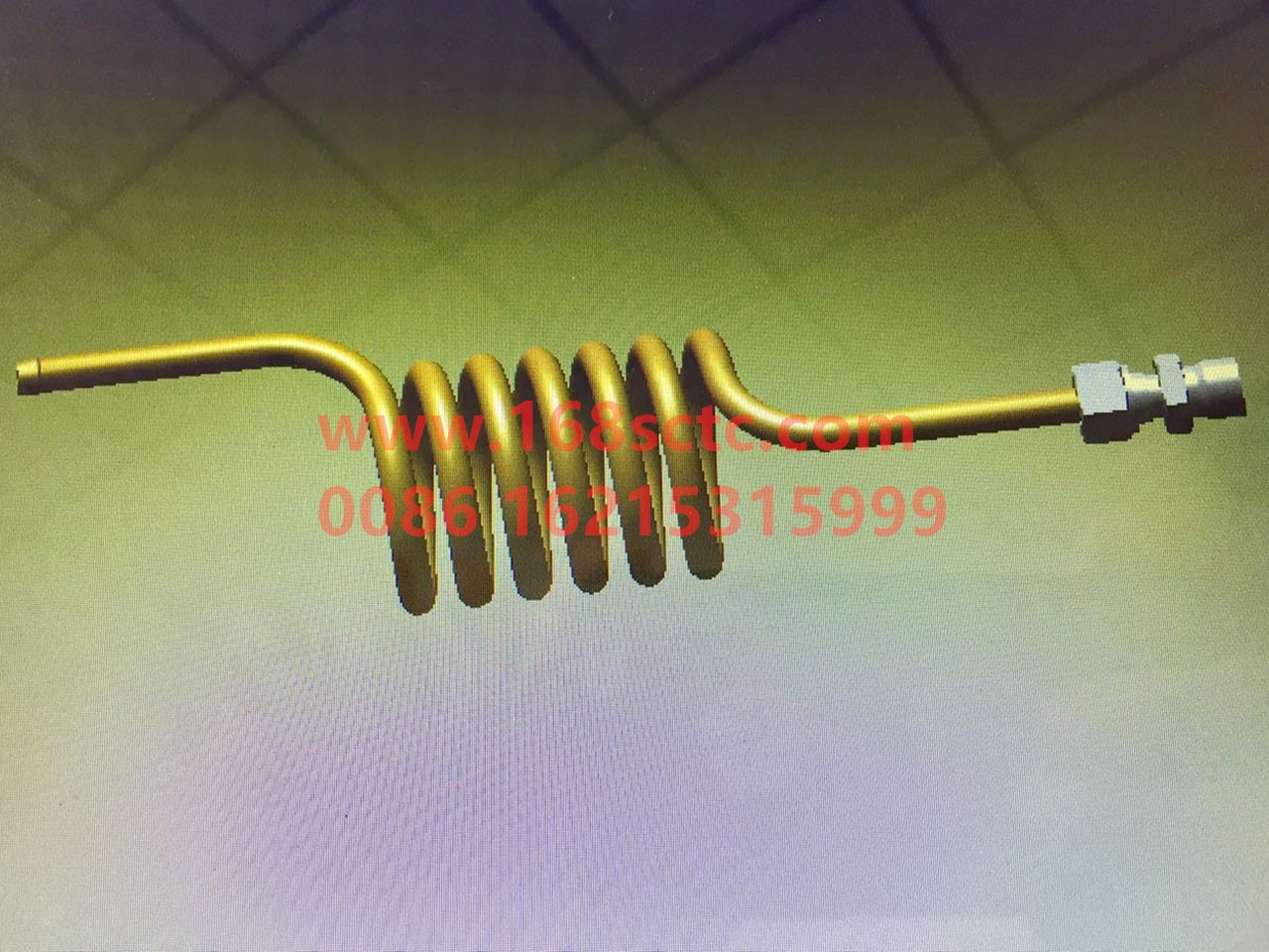 DZ97259540065-SHACMAN-Copper pipe assembly-DeLongX3000 2013Kuan