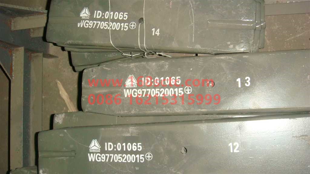 WG9770520015+014-OTHERS-Fourteenth piece of rear leaf spring 25x120Fifteen pieces-KuangShanBaWang70