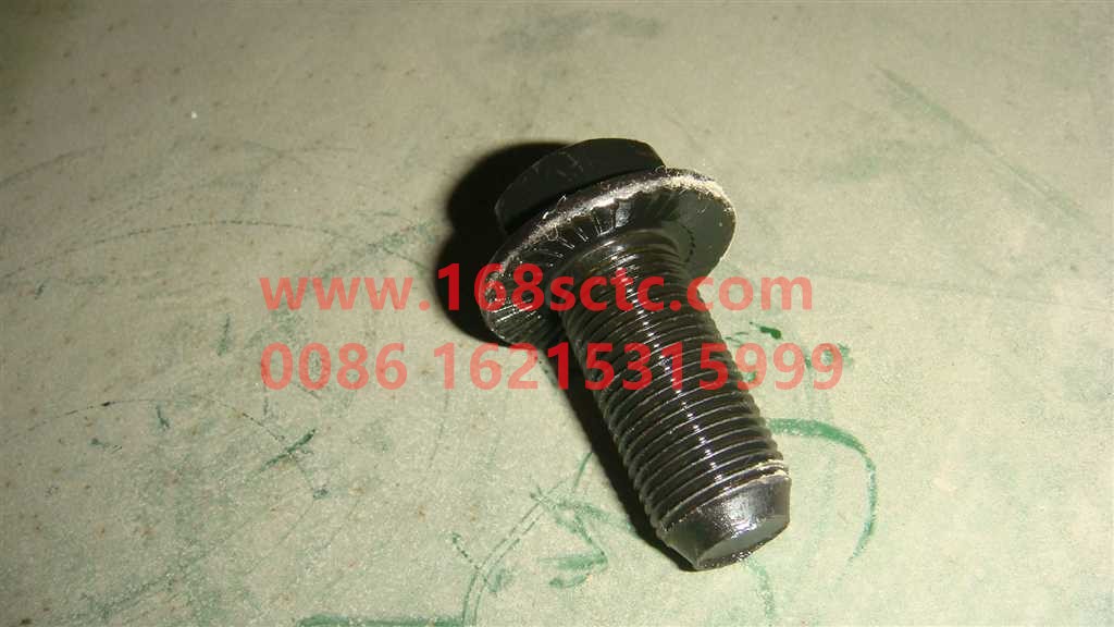 WG9981320048-SINOTRUK HOWO-Hexagon flange face bearing toothed bolts-ZhongQiHouQiaoAC16