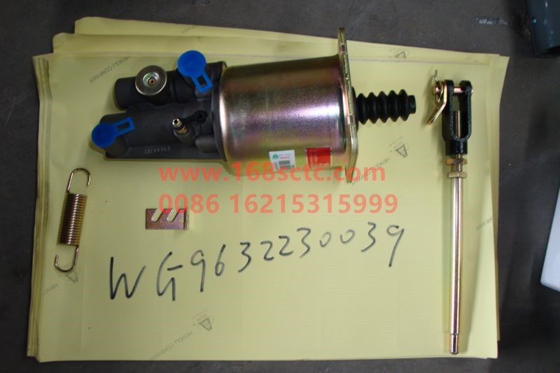 WG9632230039-SINOTRUK HOWO-clutch booster cylinder Φ90 Φ22-JinWangZi2008Kuan