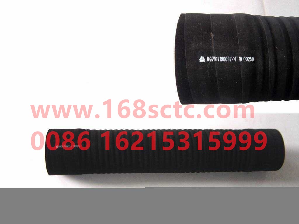 WG7017190037-SINOTRUK HOWO-Air filter outlet pipe STRW 650-HaoJun2008Kuan