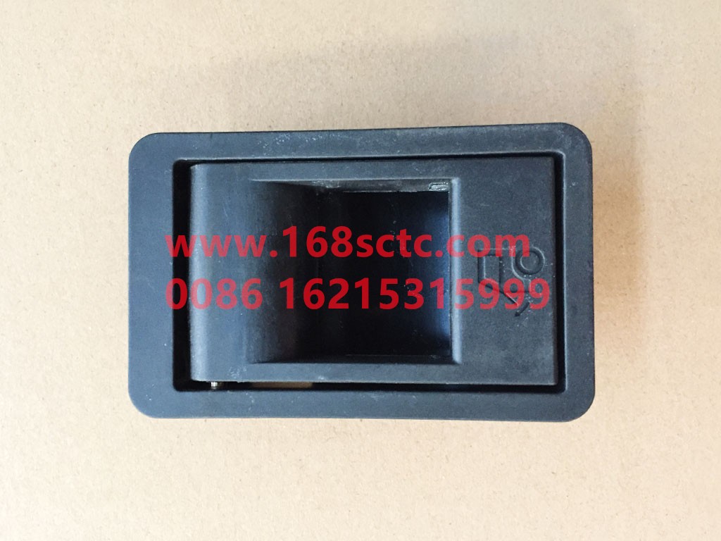 DZ14251111075-SHACMAN-Mask lock handle on the right-DeLongX3000 2013Kuan