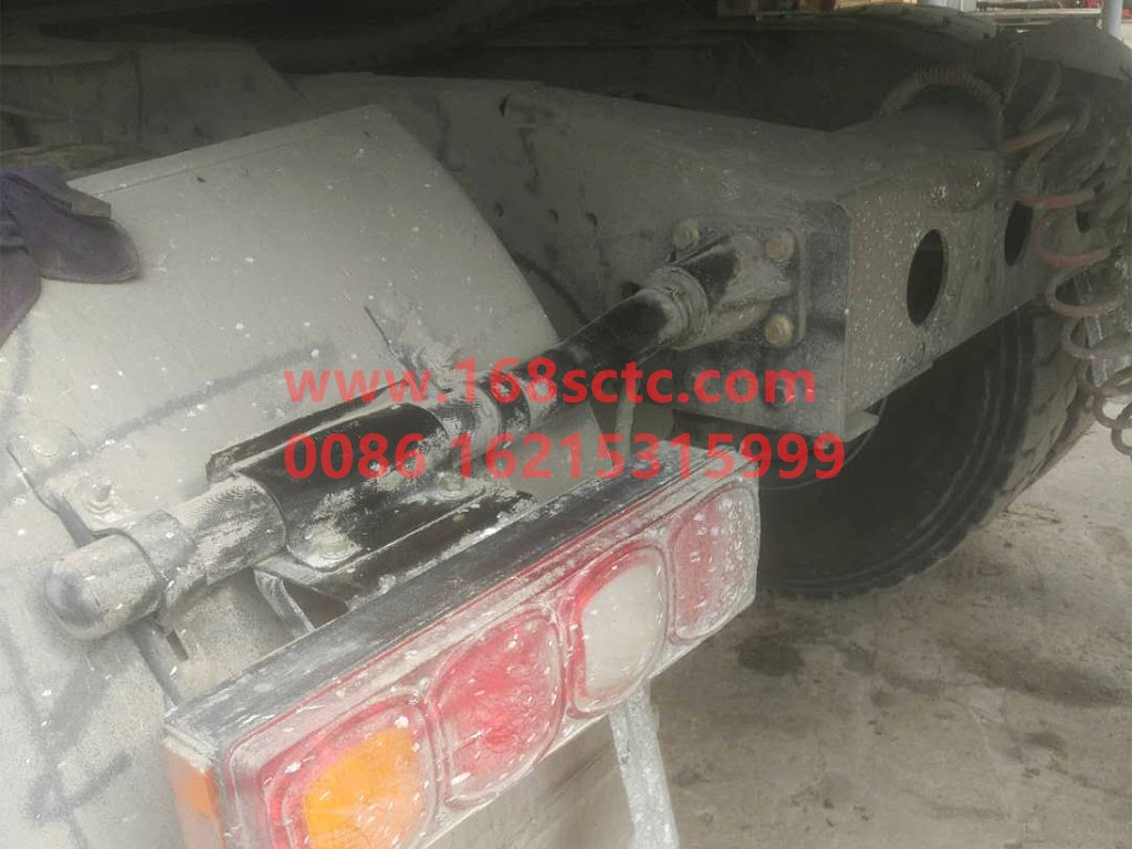 DZ95259955655-SHACMAN-Left rear bracket assembly-DeLongF3000 2015Kuan