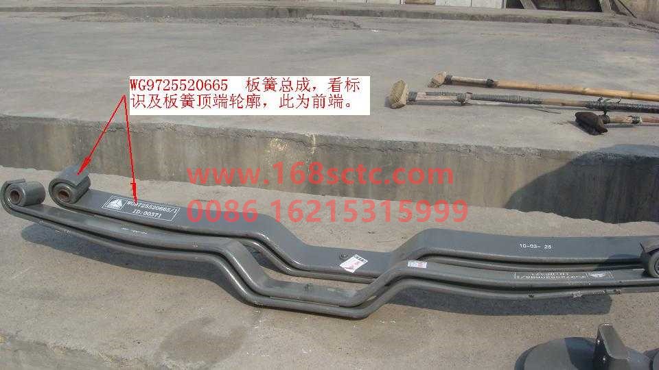 WG9725520665-SINOTRUK HOWO-leaf spring assembly-HaoWo2009Kuan