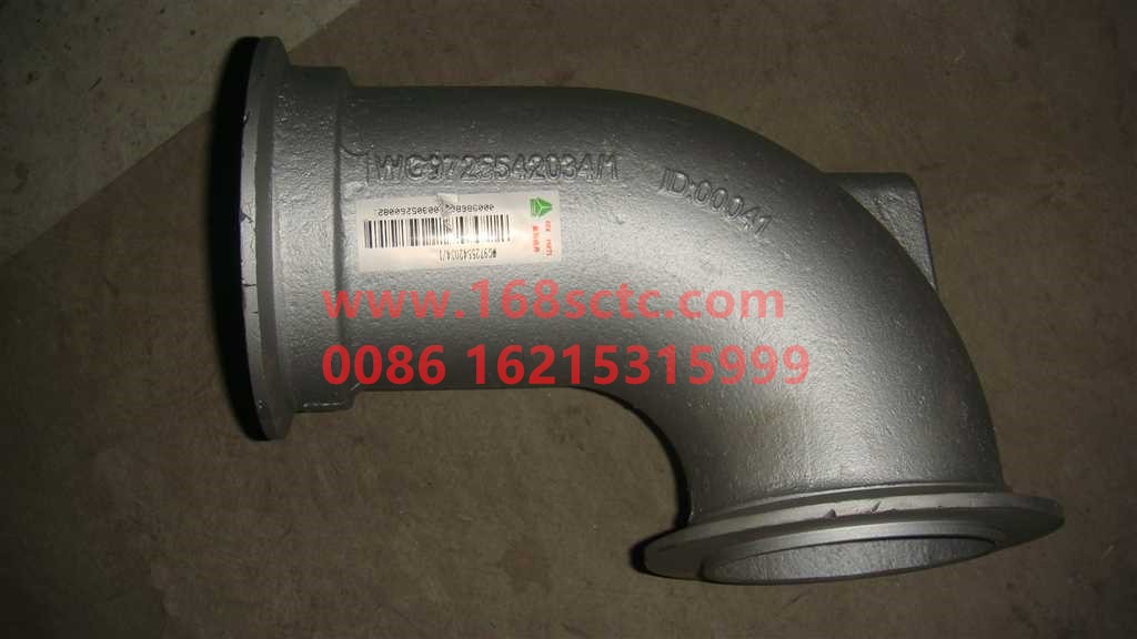 WG9725542024-SINOTRUK HOWO-Exhaust pipe assembly 96 EGR machine EVB-HaoWo2010Kuan