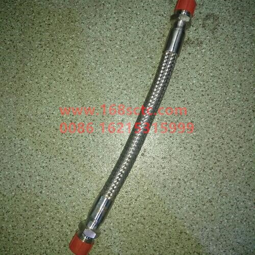 WG9100360183-SINOTRUK HOWO-Bellows assemblyStainless steel (air compressor hose with connectors)short M22X1.5 L=300mm-HaoWo2013Kuan