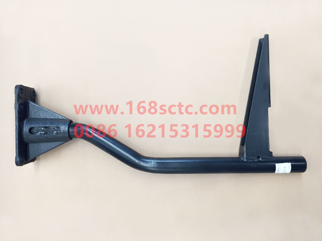 DZ14251231260-SHACMAN-Right rear fender bracket assembly/+70/oil bath/suspension cylinder-DeLongX3000 2013Kuan