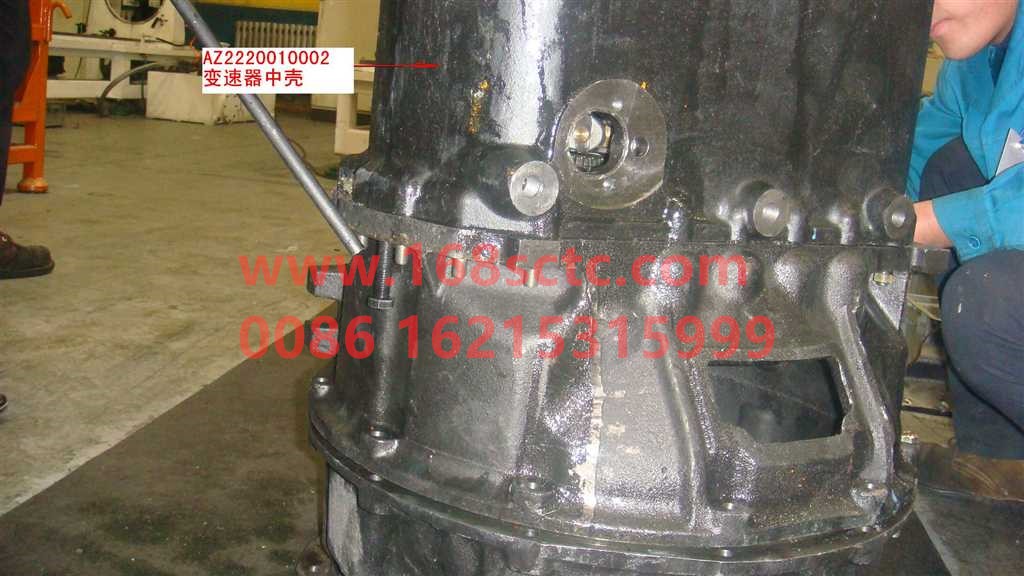 AZ2220010002-SINOTRUK HOWO-gearbox middle case-ZhongQiBianSuXiangHW20716