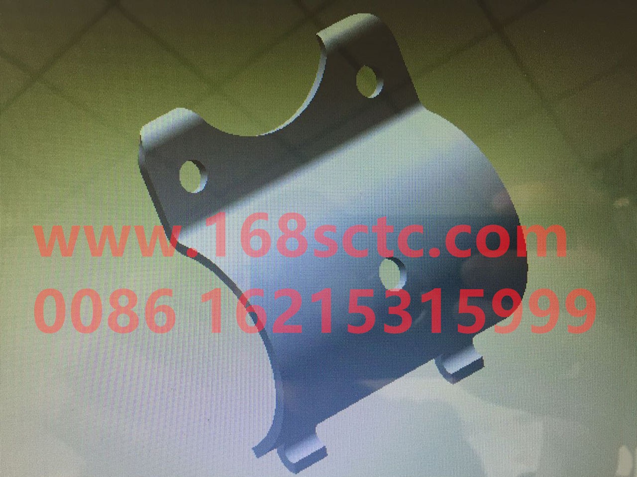 Air suspension valve clamp