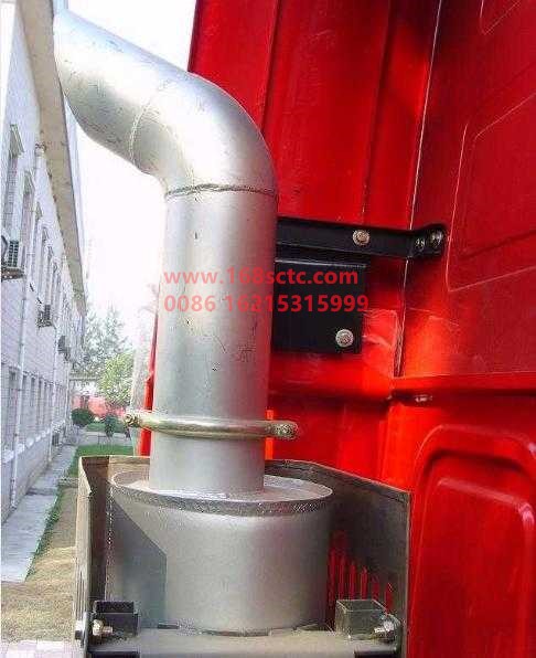 AZ9725540141-SINOTRUK HOWO-Exhaust pipe tailpipe common rail 6x2-HaoWo2007Kuan