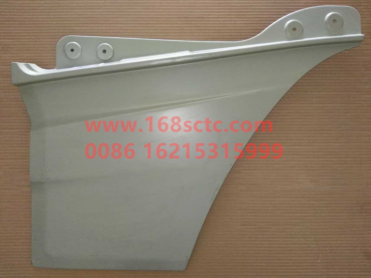 DZ14251330153-SHACMAN-Door lower decorative outer panel left-DeLongX3000 2013Kuan