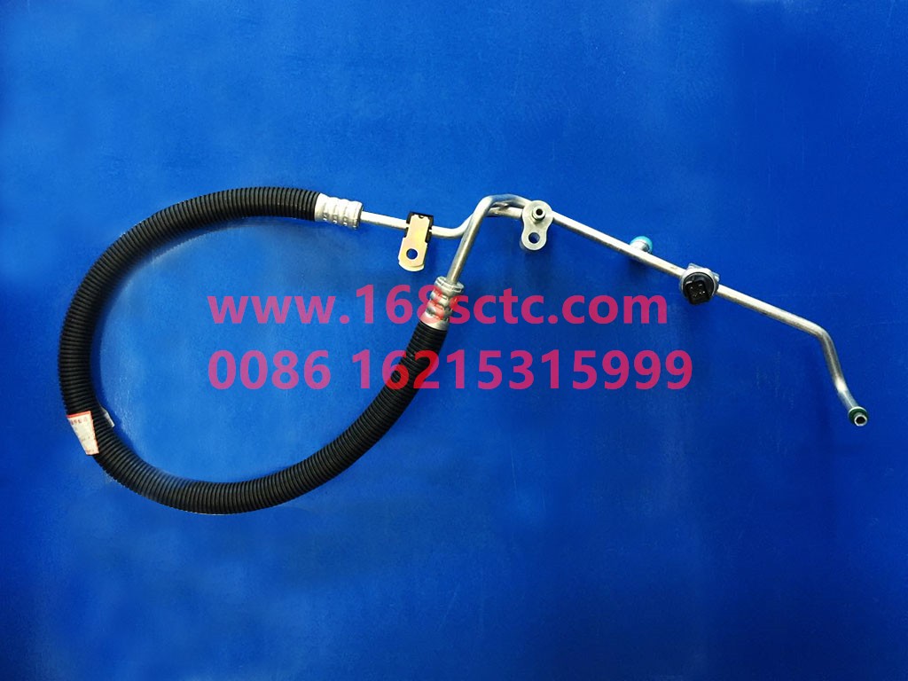 DZ14251848102-SHACMAN-Air-conditioning pipeline cold-steam connecting pipe (X3000 G3 condenser moved up)-DeLongX3000 2013Kuan