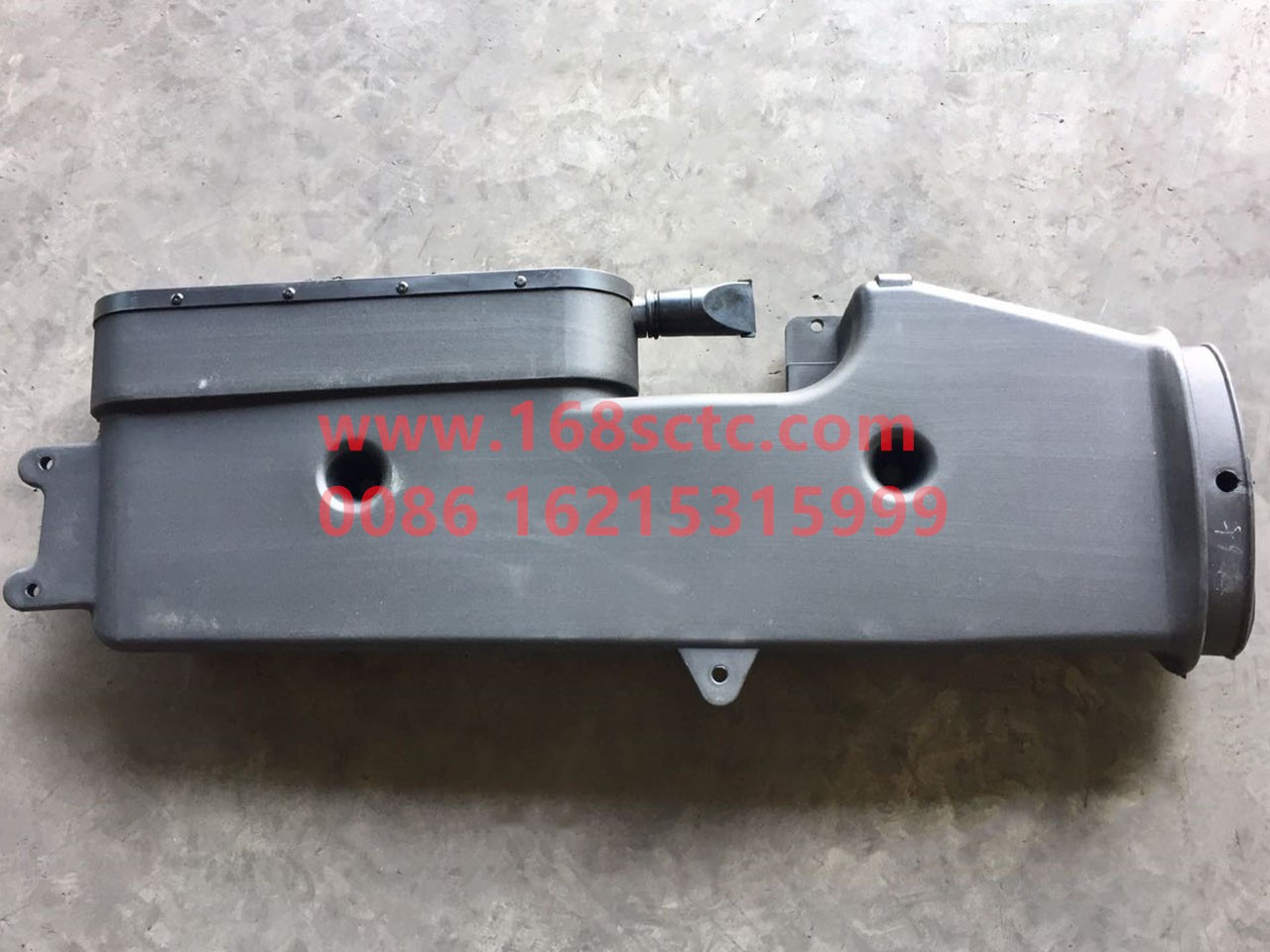 DZ96259191264-SHACMAN-High intake pipe body-DeLongXinM3000 2015Kuan