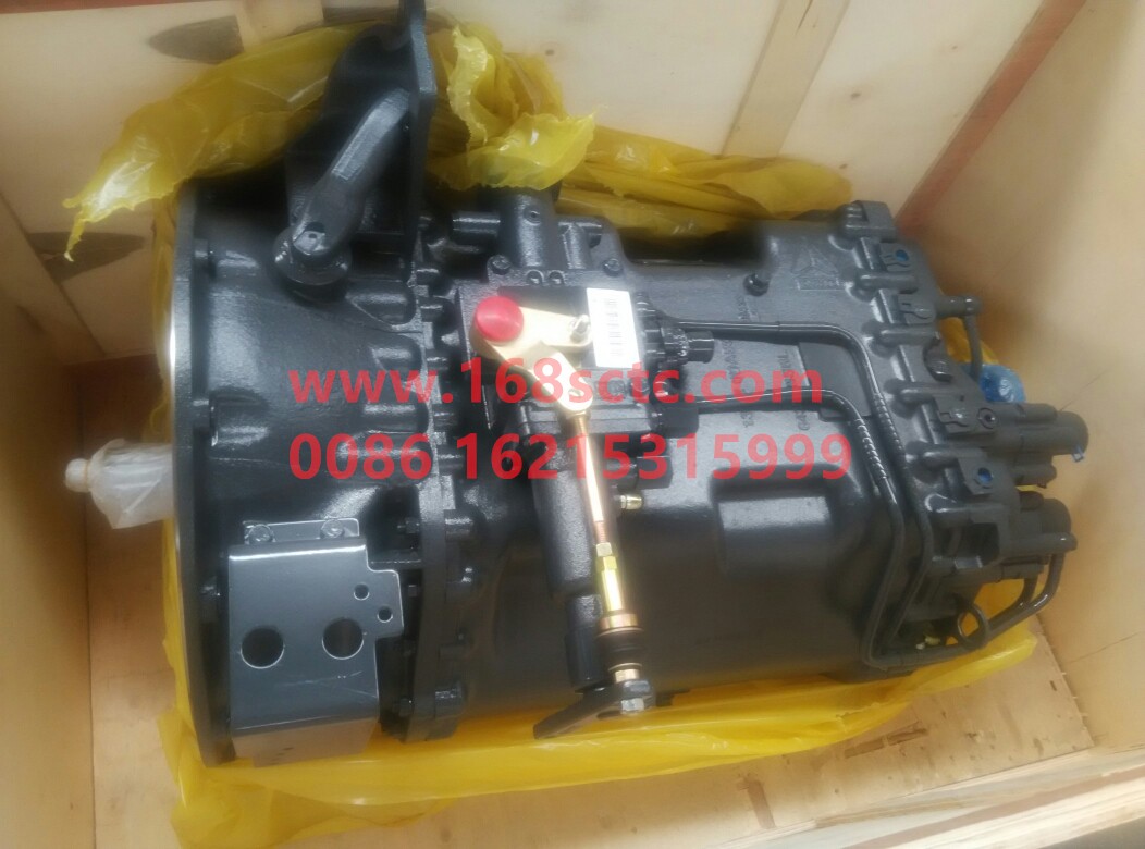 HW20716091223-SINOTRUK HOWO-gearbox assembly 16file (pull/double pole/fine teeth/XS180/electromagnetic sensor)-ZhongQiBianSuXiangHW20716